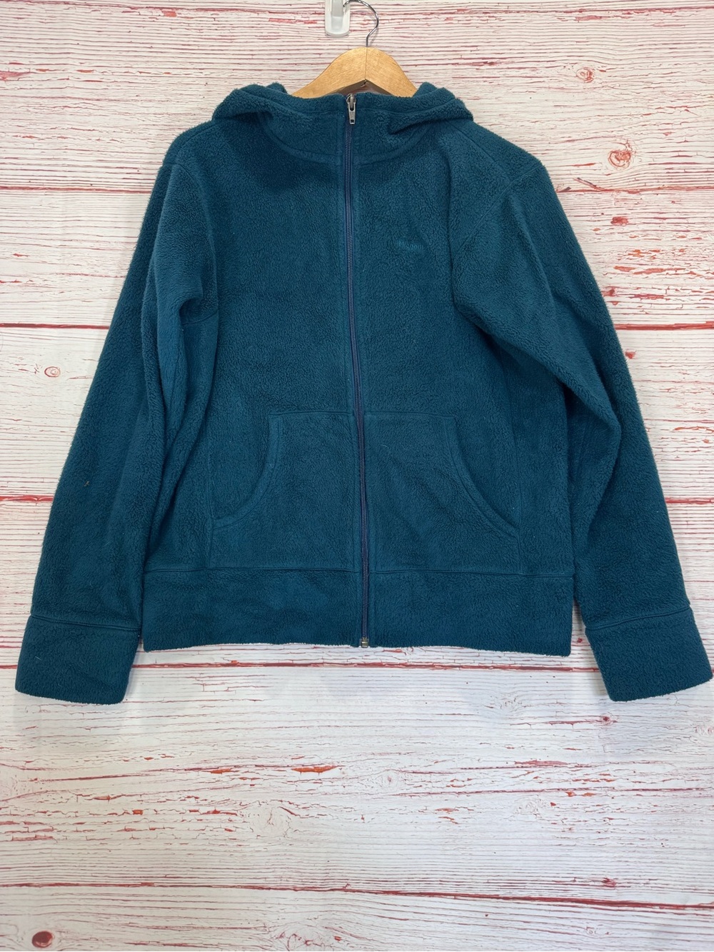 Patagonia High Pile Synchilla Hoodie in Greenling Sz L